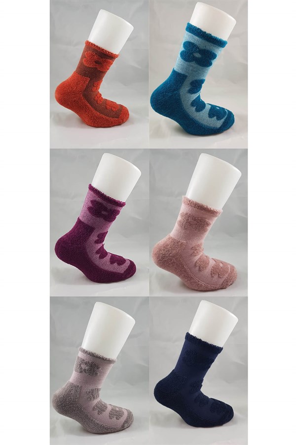 Akbeniz Kadın 6'lı Havlu Çorap 5405