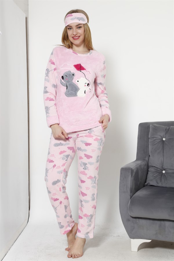 Akbeniz WellSoft Kadın Pijama Takımı 8033