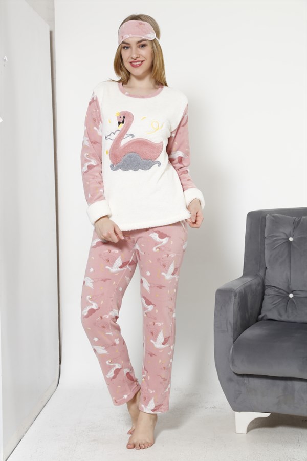 Akbeniz WellSoft Kadın Pijama Takımı 8038