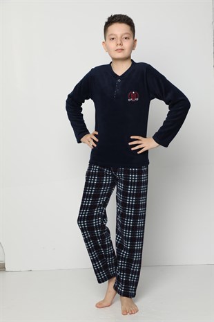 Akbeniz Well Soft Erkek Çocuk Pijama Takımı 4520