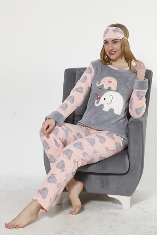 Akbeniz Well Soft Kadın Pijama Takımı 8030