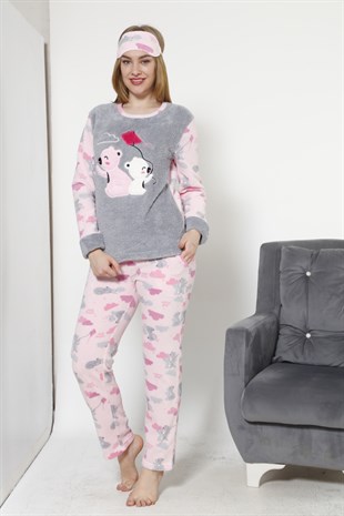 Akbeniz WellSoft Kadın Pijama Takımı 8032