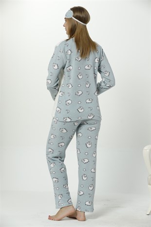 Akbeniz WellSoft Kadın Pijama Takımı 8049