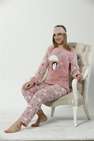 Akbeniz WellSoft Kadın Pijama Takımı 8053