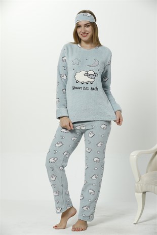 Akbeniz WellSoft Kadın Pijama Takımı 8050