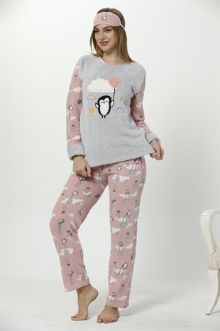 Akbeniz WellSoft Kadın Pijama Takımı 8054