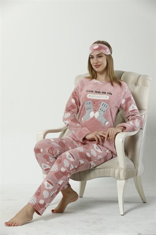 Akbeniz WellSoft Kadın Pijama Takımı 8052