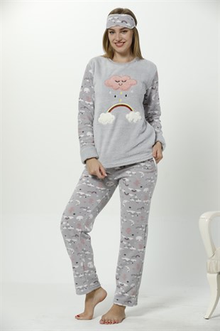 Akbeniz WellSoft Kadın Pijama Takımı 8055