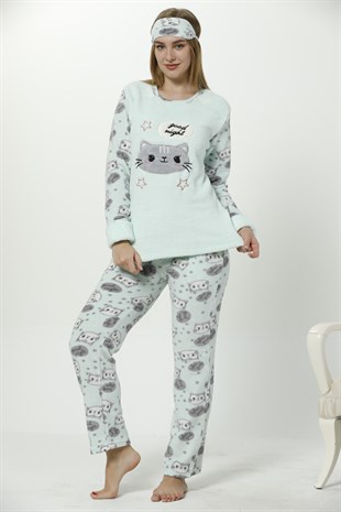 Akbeniz WellSoft Kadın Pijama Takımı 8059