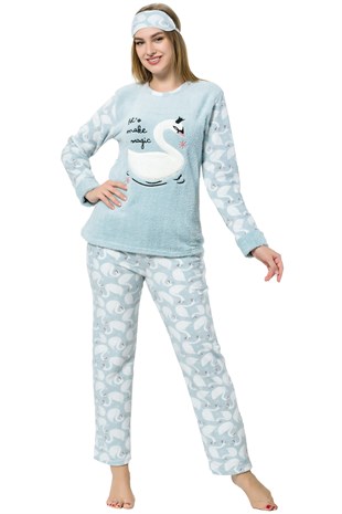 Akbeniz WellSoft Kadın Pijama Takımı 8058