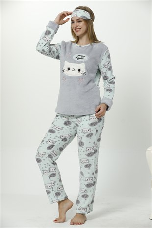 Akbeniz WellSoft Kadın Pijama Takımı 8060