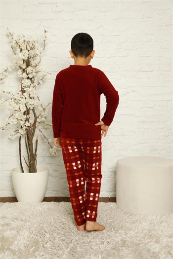 Akbeniz WelSoft Polar Erkek Çocuk Pijama Takımı 4588