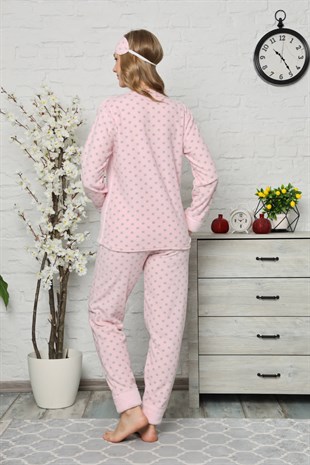 Akbeniz Welsoft Polar Kadın Pijama Takımı 8065