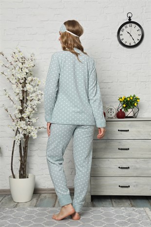 Akbeniz Welsoft Polar Kadın Pijama Takımı 8066