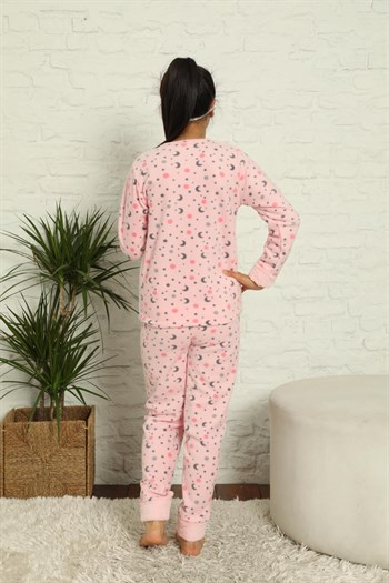 Akbeniz WelSoft Polar Kız Çocuk Pijama Takımı 4583